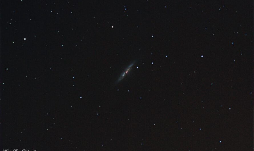 M 82 – Zigarrengalaxie im Sternbild Großer Bär