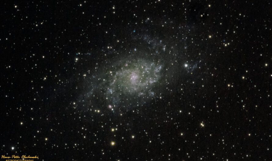 M 33 – Die Dreiecksgalaxie im Sternbild Triangulum