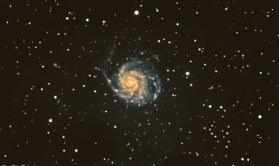 M 101 – Feuerradgalaxie im Sternbild Großer Bär