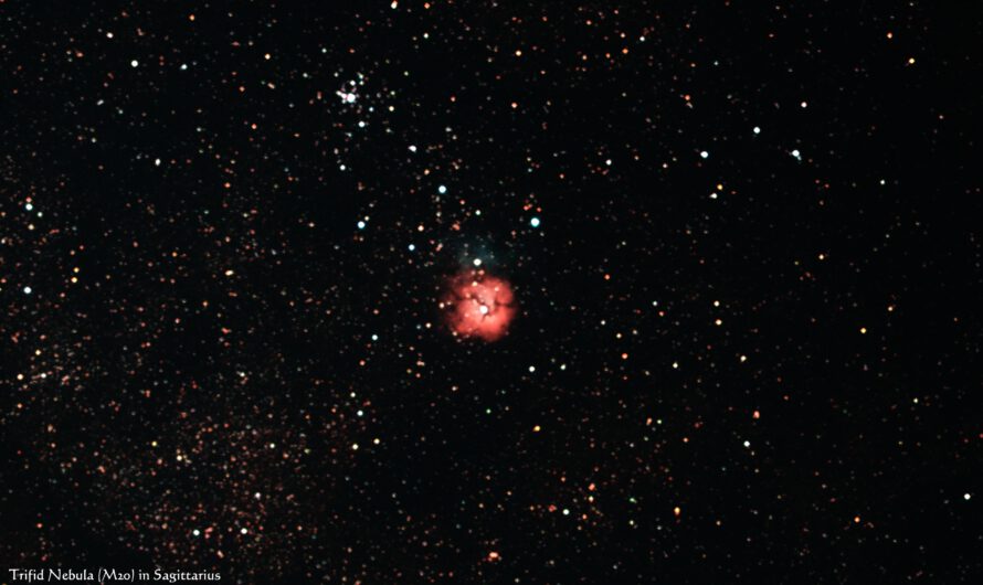 Trifid Nebel im Sternbild Schütze