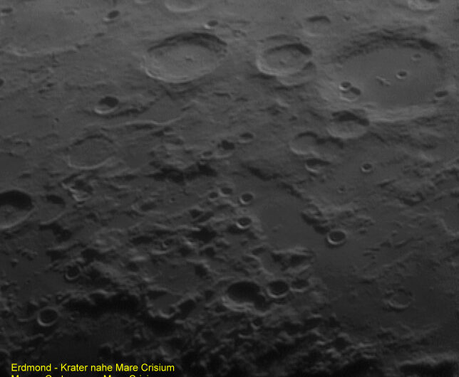 Mondkrater nahe Mare Crisium