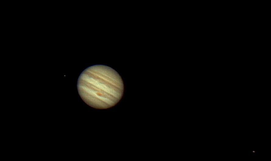Jupiter mit Gaymed und IO vom 05.05.2017