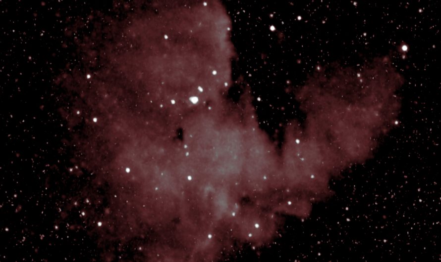 Pacman-Nebel im Sternbild Kassiopeia