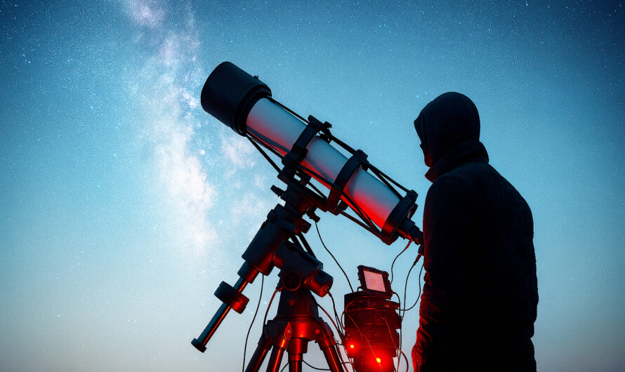 Ablauf einer nächtlichen Deep-Sky-Astroaufnahme