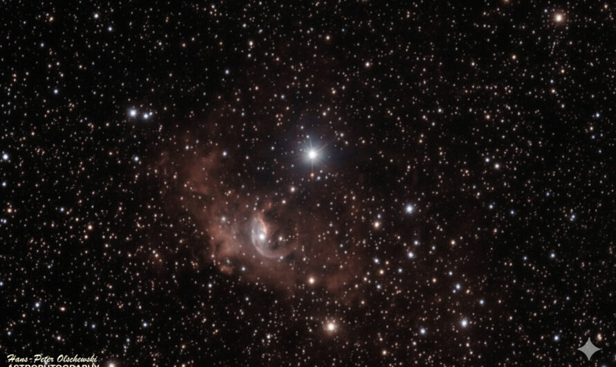 Blasennebel im Sternbild Kassiopeia