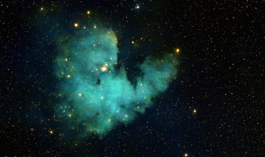 Pacman-Nebel im Sternbild Kassiopeia