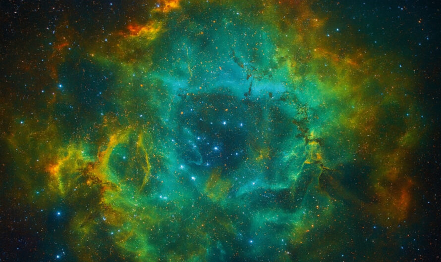 Rosettennebel im Sternbild Einhorn