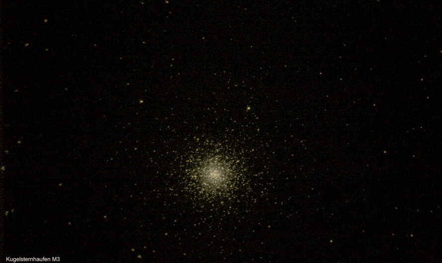 Kugelsternhaufen M3 im Sternbild Jagdhunde (Canes Venatici)