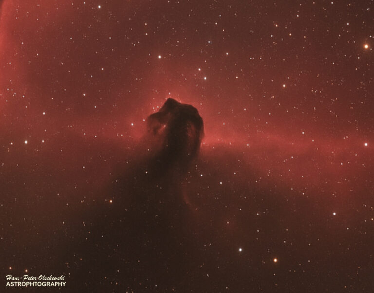 Der Pferdekopfnebel IC 434 – Die dunkle Wolke