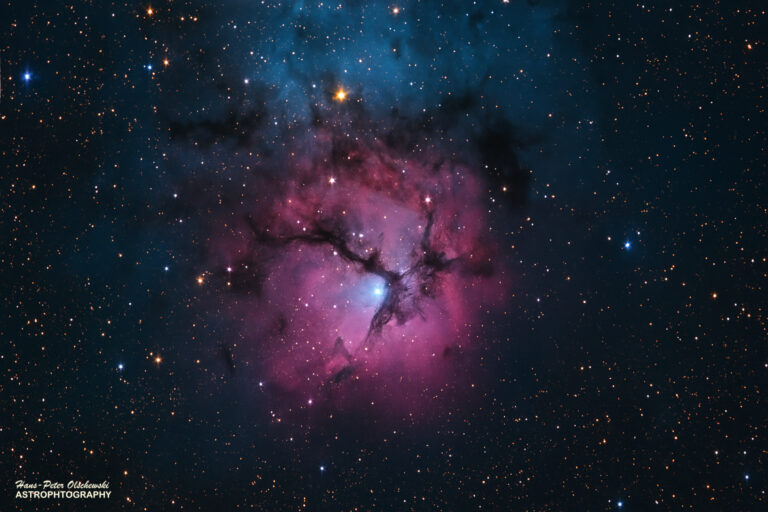 Der Trifidnebel – Geburt junger Sterne im Schützen
