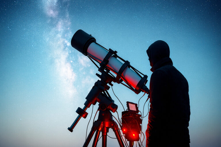 Ablauf einer nächtlichen Deep-Sky-Astroaufnahme